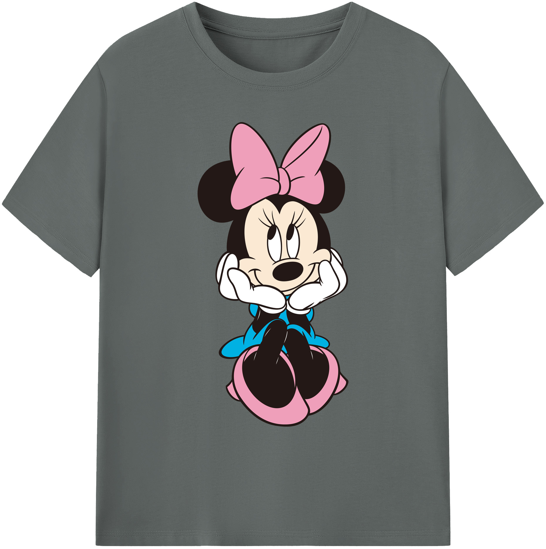 ミッキーマウス Mickey Mouse 綿100％ メンズ半袖Tシャツ｜肌触りやわらか＆通気性